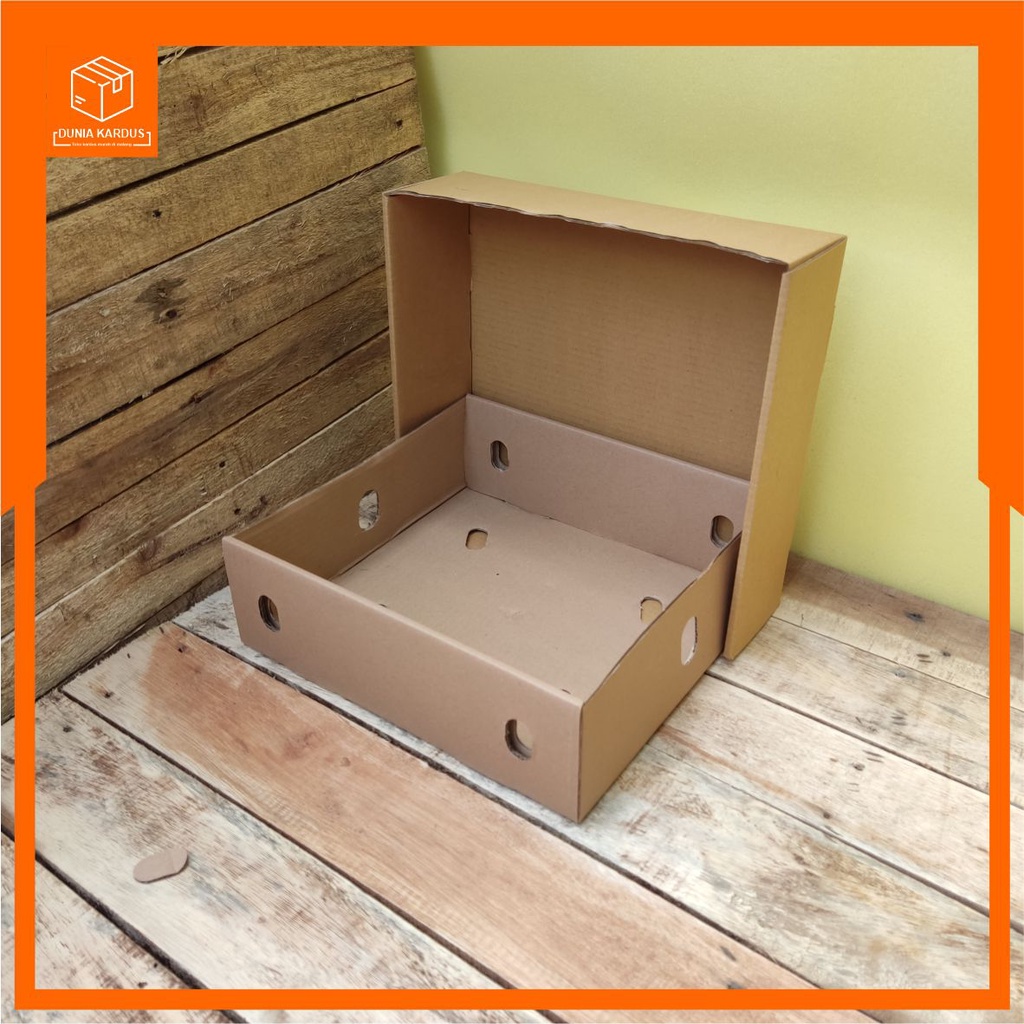 

BOX BUAH UK.33X30X10 CM TANPA PARTISI | BOX BUAH | KEMASAN | PACKING | KARDUS BUAH