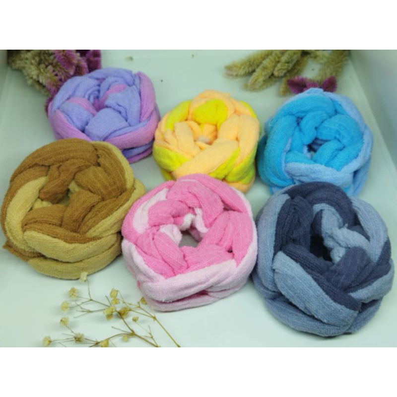 Kuncir Rambut Lilit 10,12,14 / Kuncir Kepang /Kuncir Korea / Ikat Rambut Lilit KCR002-2