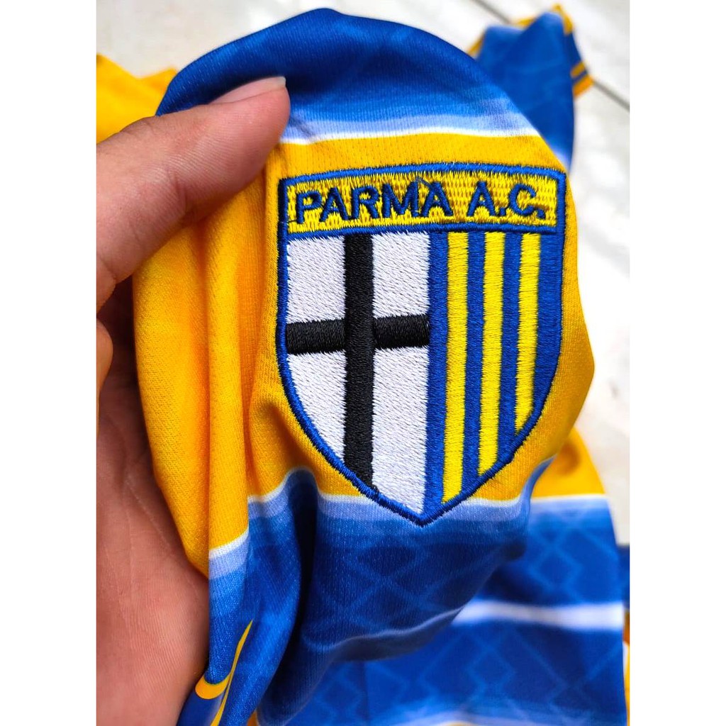 HQ RETRO JERSEY BOLA PARMA CALCIO HOME 1998-1999 GO HQ IMPORT