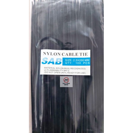 Cable  Ties Kabel Tali Serut  Nylon 20cm