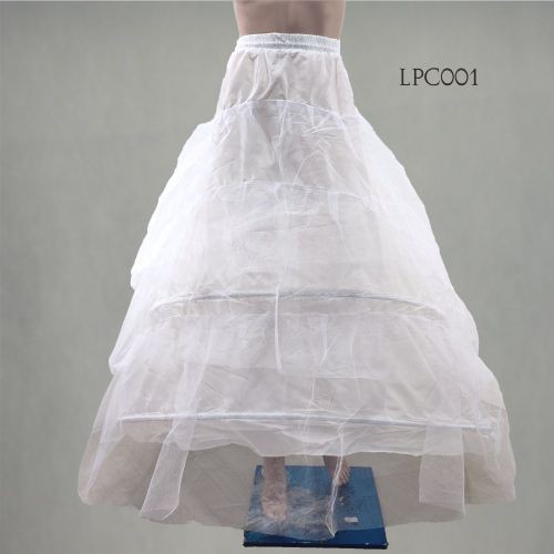 [PRODUK TERBATAS] PETTICOAT GAUN PENGANTIN EKOR PANJANG 2 RING 3 LAYER LPC001