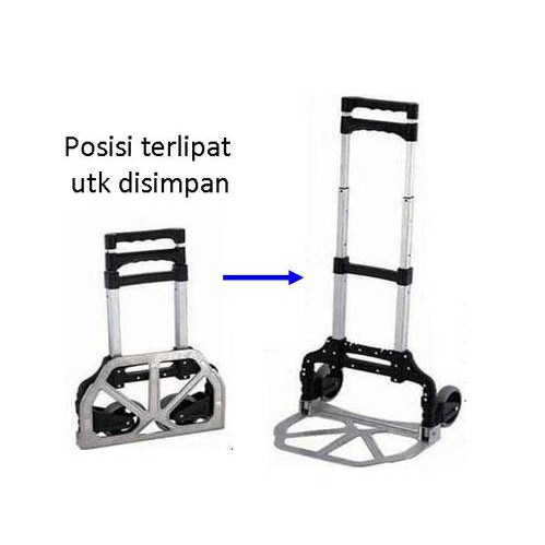 Troli Lipat Pengangkut Barang / Multifunction Folded Trolley, Troli Lipat Serbaguna, Alat Pengangkut