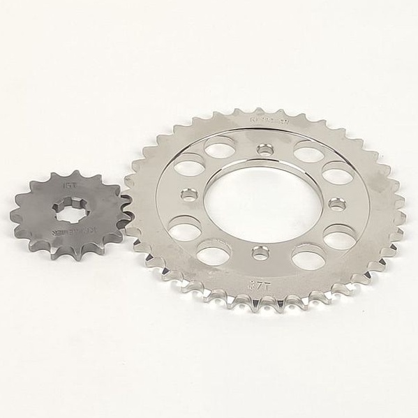 GEAR SET/GIR SET/GEAR PAKET/GIR PAKET RX KING (GOLD) 15T-37T 428HG-110L-1