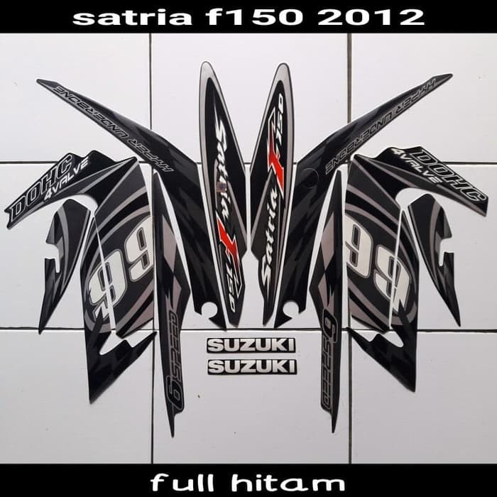 Striping Stiker Satria Fu 2012 Hitam Shopee Indonesia