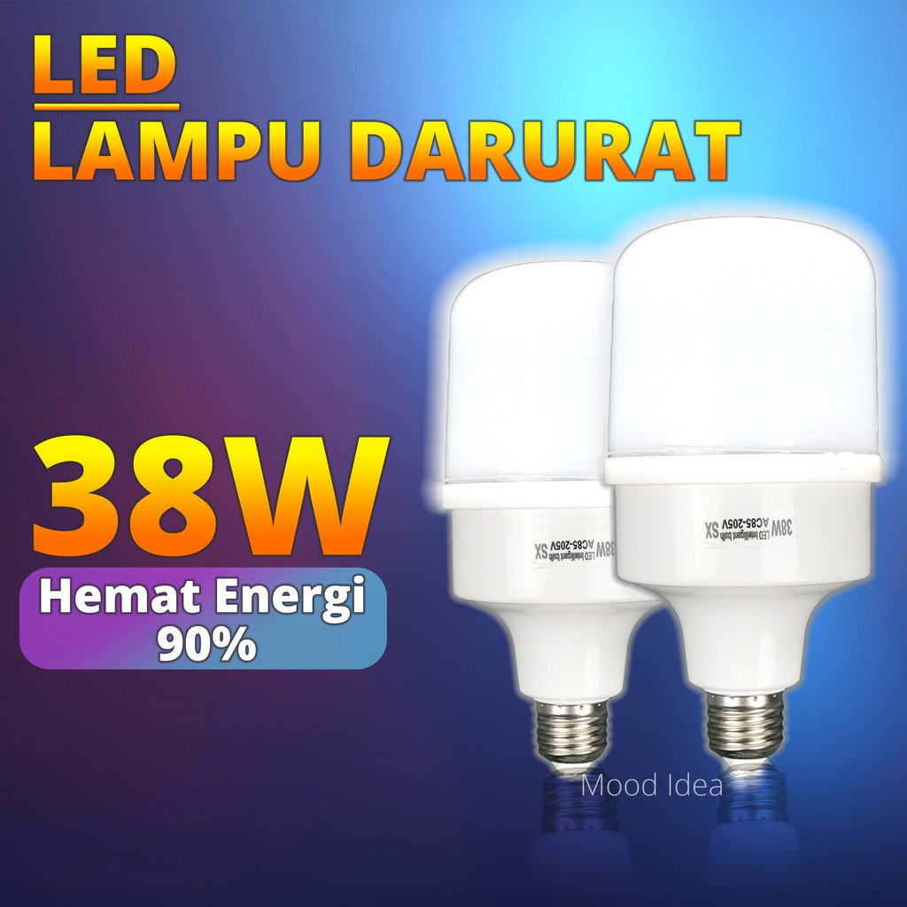  MI DARURAT Lampu  LED  Emergency Lampu  Ajaib  9 Watt 38 