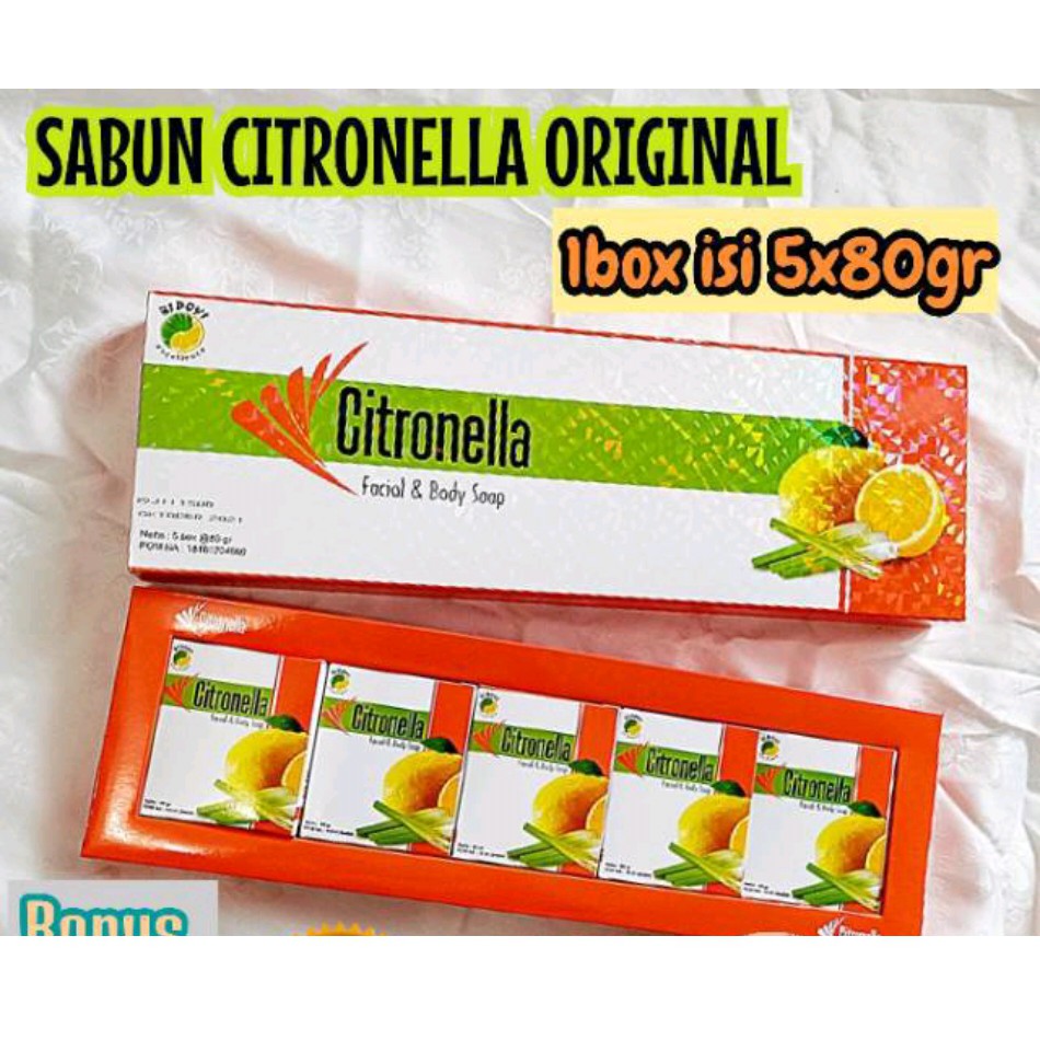 SABUN CITRONELLA BIDOYI 1box 5pcs