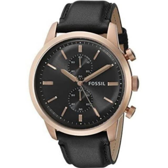 Jam Tangan Pria Fossil FS5097 Dial Black Original