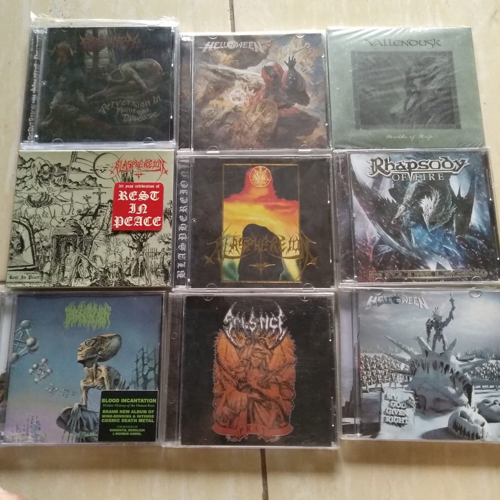 CD - SOLSTICE x Perveration x Helloween x Vallendusk x Blasphereion x Rhapsody of Fire x Blood Incan