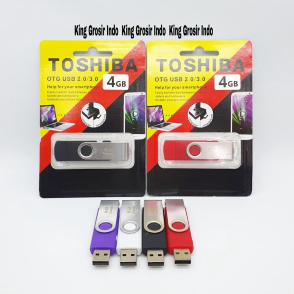 Flashdisk Flash Original Limited OEM USB OTG Drive Micro Unik TOSHIBA 4GB