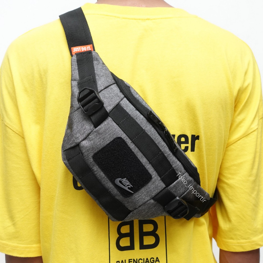 Waistbag Nike Kanvas Import High Quality Mirror ORI Tas Pinggang Pria