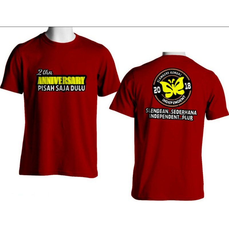 kaos aniversary 2th slank kendal