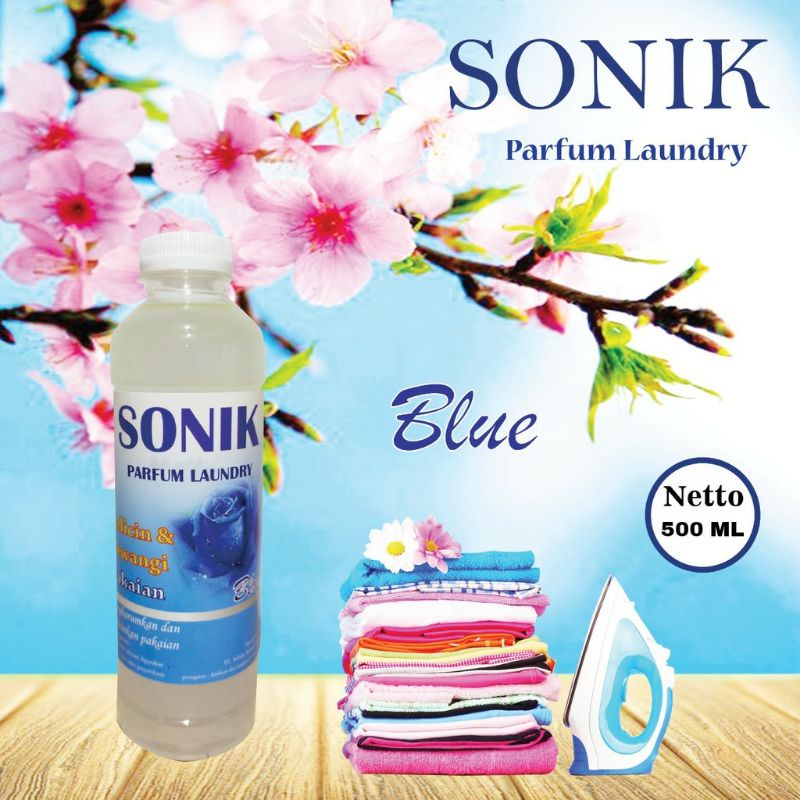 TERMURAH Pewangi pengharum pelicin baju SONIK Pakaian Laundry kemasan 500 ML