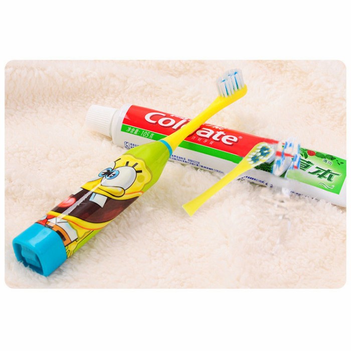 Sikat Gigi Electrik Anak / Electric Toothbrush with Cartoon Pattern