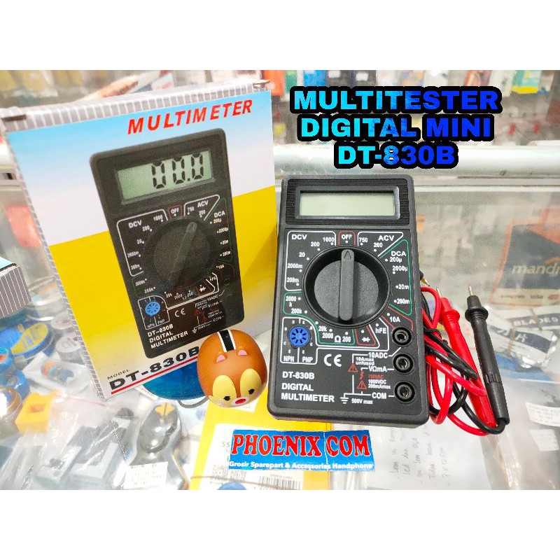 MULTITESTER DIGITAL DT-830B MINI/MULTITESTER DIGITAL MULTITESTER AVOMETER DT-830B  NON BAT