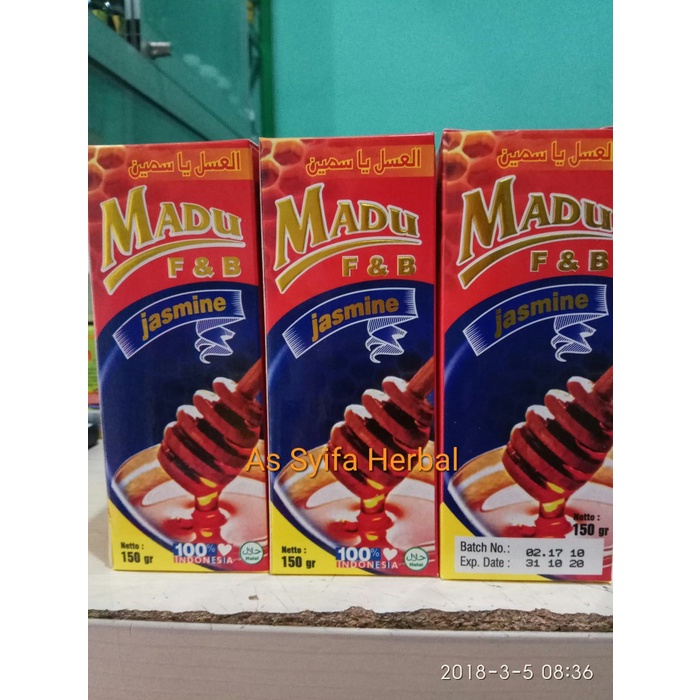 

MADU FLEK DAN BATUK JASMINE MADU FLEK DAN BATUK JASMINE - MADU F DAN B KHASIAT JOSS