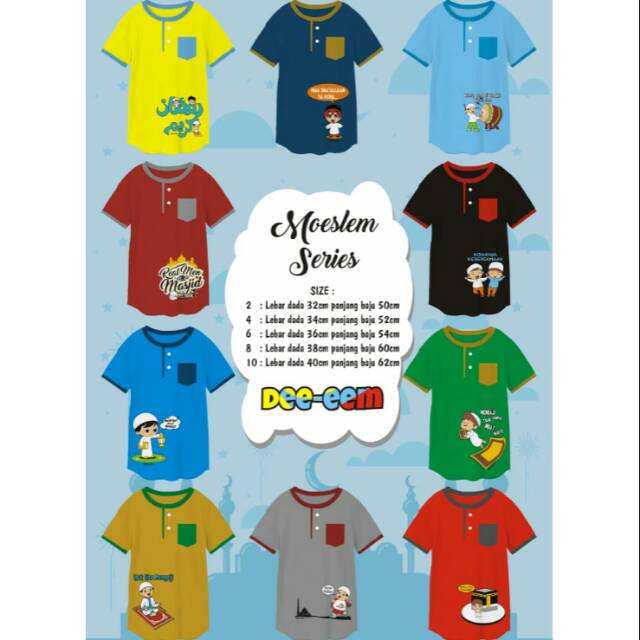 Kaos Kurta Anak Kaos Kurta Karakter Kaos Muslim Anak Kaos Karakter Anak Kaos Anak Laki-Laki