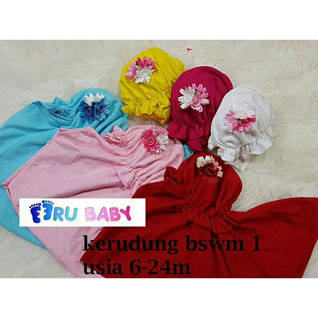 Eeru Baby Kerudung/jilbab bayi/kerudung bayi BSWN1