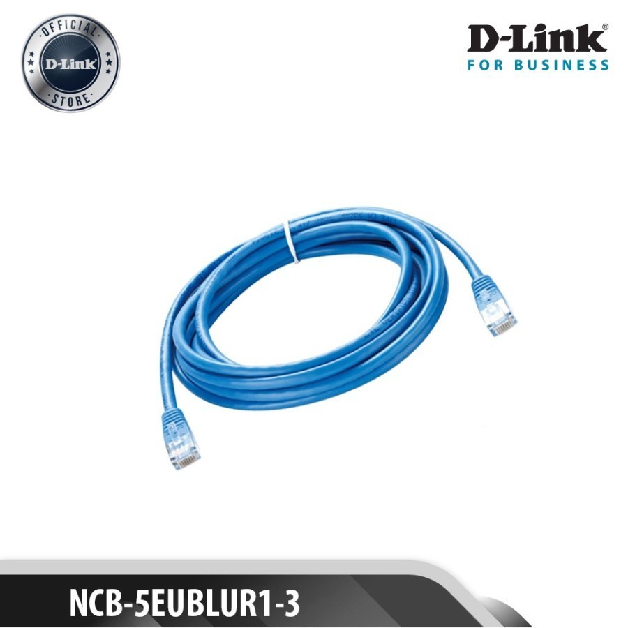 Patch Cord Kabel LAN RJ45 D-Link Cat 6 2M- Kabel UTP DLink 2Meter Cat6