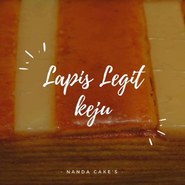 

Lapis Legit Keju Special Nanda Cake