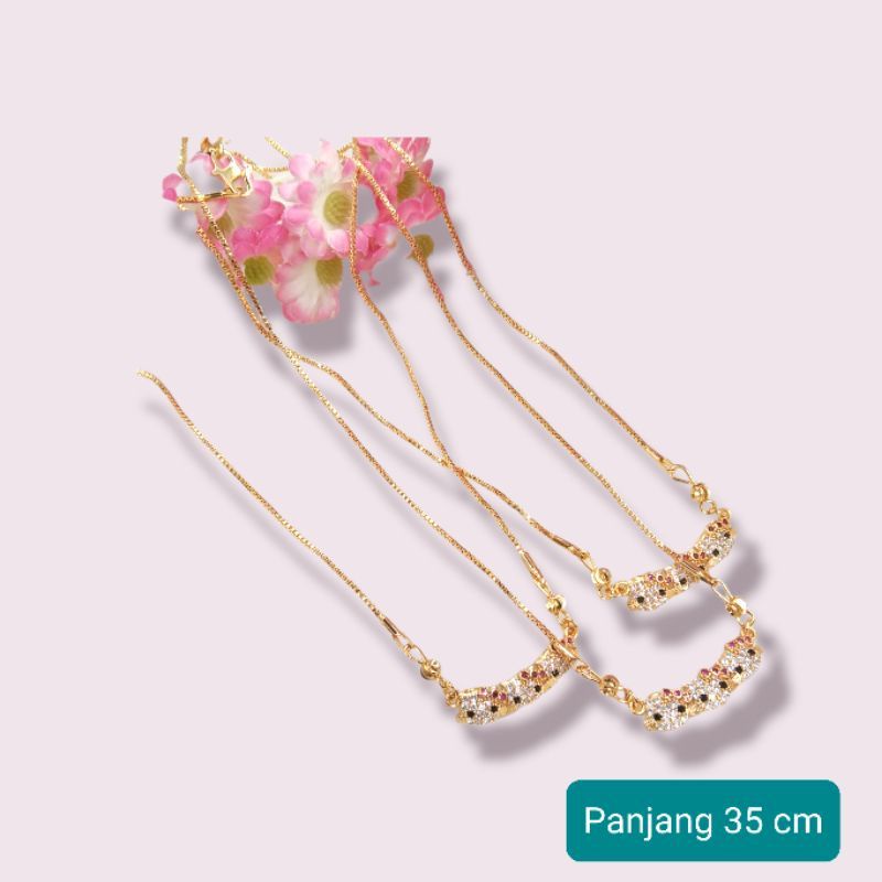 Kalung hello kitty anak perhiasan xuping