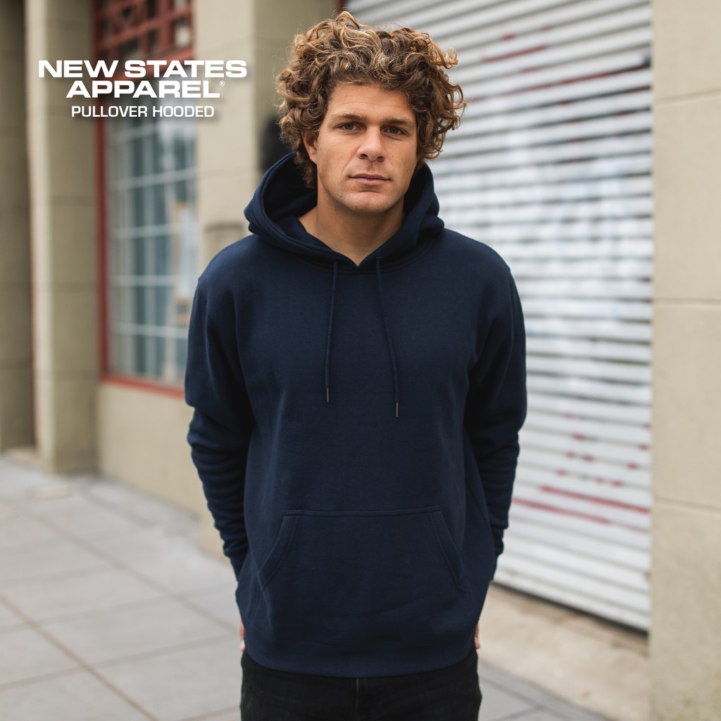 Jaket Polos Hoodie New States Apparel 9500