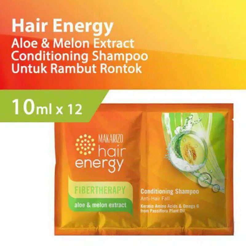 MAKARIZO SHAMPOO HAIR ENERGY+ CONDITIONER 10mL ( 1/6PCS