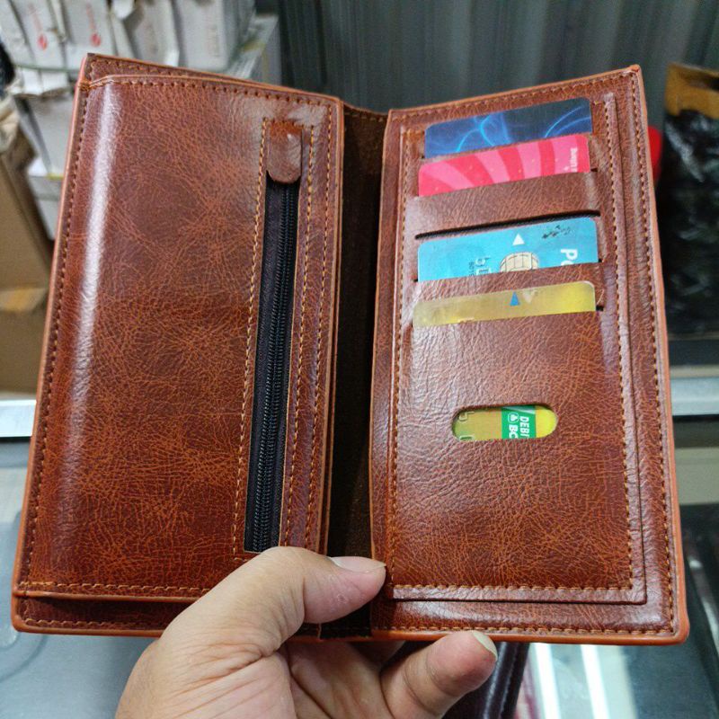 Dompet Panjang Kulit Mortega M 9304 || Dompet Panjang Pria Wanita Import