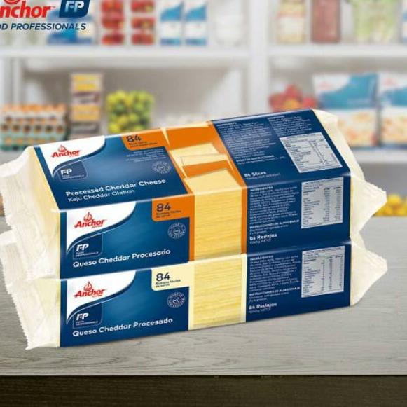 

Big Sale.. Anchor Red Cheddar cheese Repack 28 slice Melt/lumer meleleh