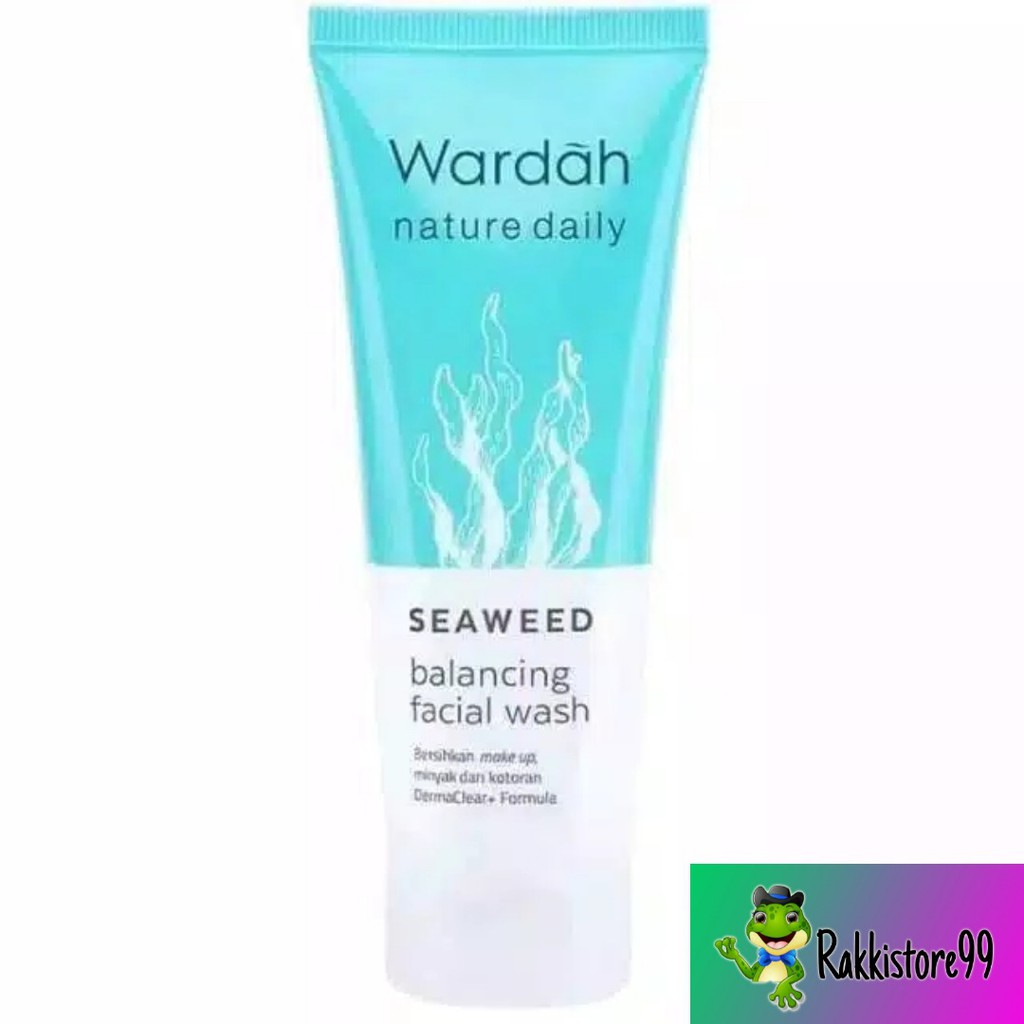 ❣️Rakkistore99❣️Wardah Nature Daily Seaweed Balancing Facial Wash 60ml (100% Original)