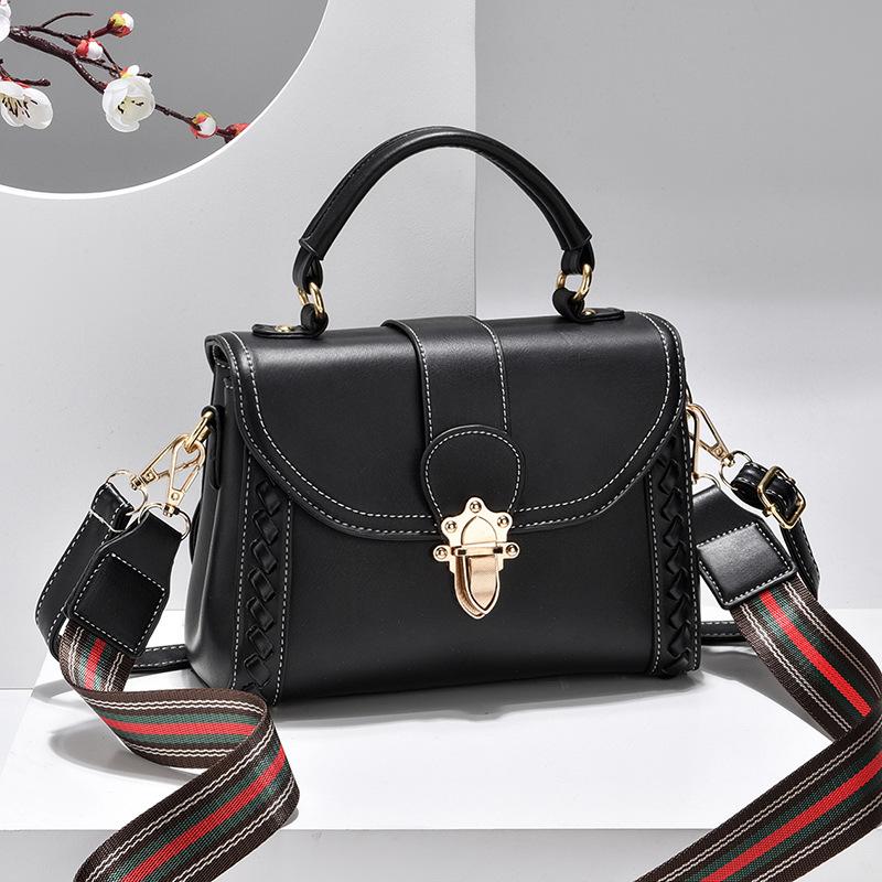 KDDJT2182-black Tas Handbag Selempang Wanita Elegan Import