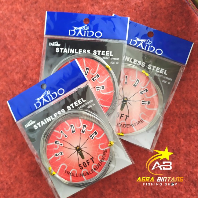 KAWAT NEKLIN PANCING DAIDO SPIDER Nylon Coated