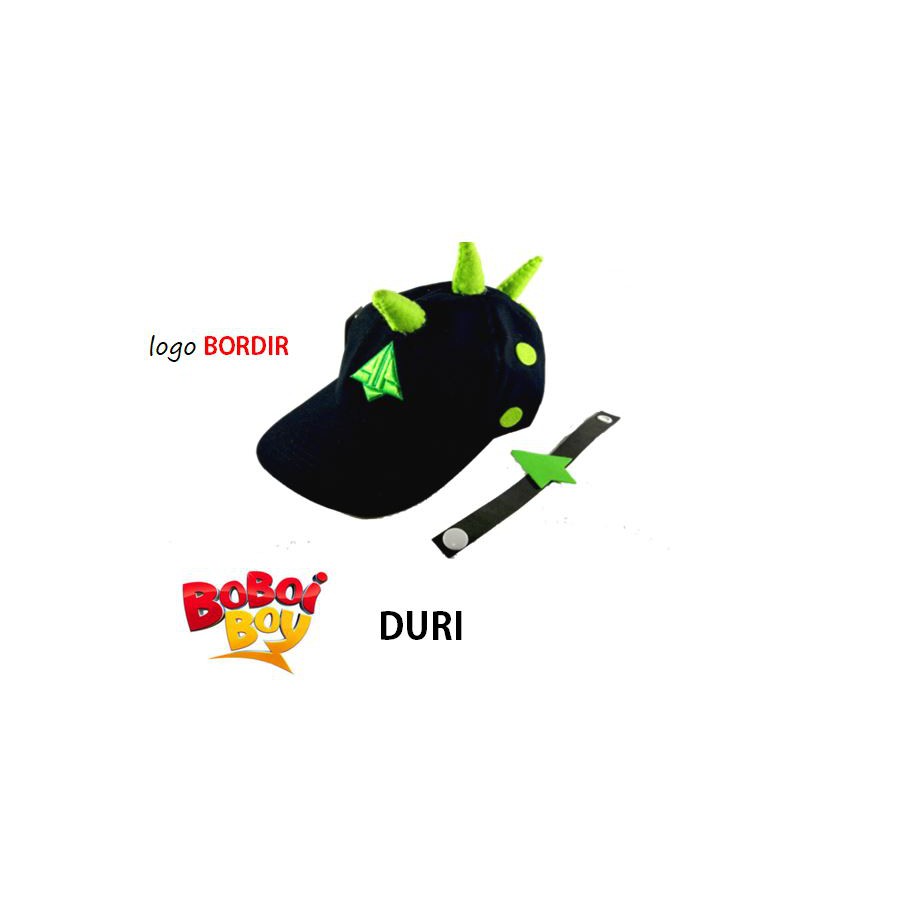 Topi Boboiboy Duri Daun