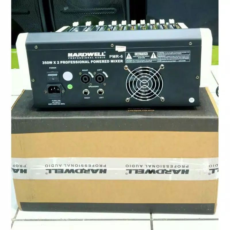 power mixer audio hardwell PMR 6.original