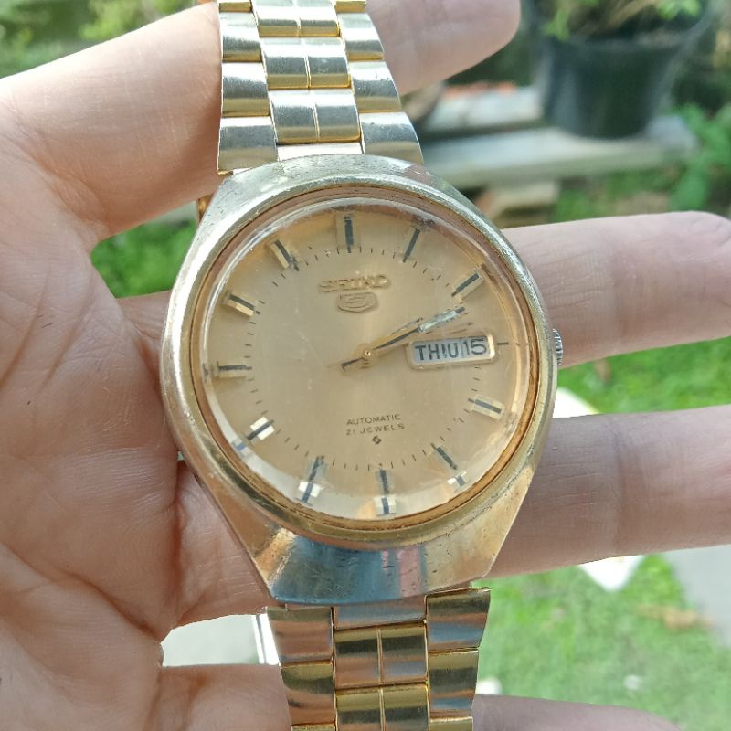 Seiko Helmet cal 6319-8140 Gold