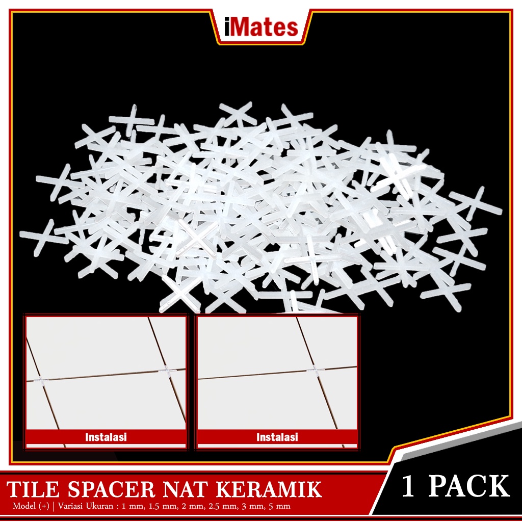 T Cross Nat Lantai Keramik / Nat Granit / Spacer Keramik / Nat Keramik/ Spacer Lantai / Pembatas Ker
