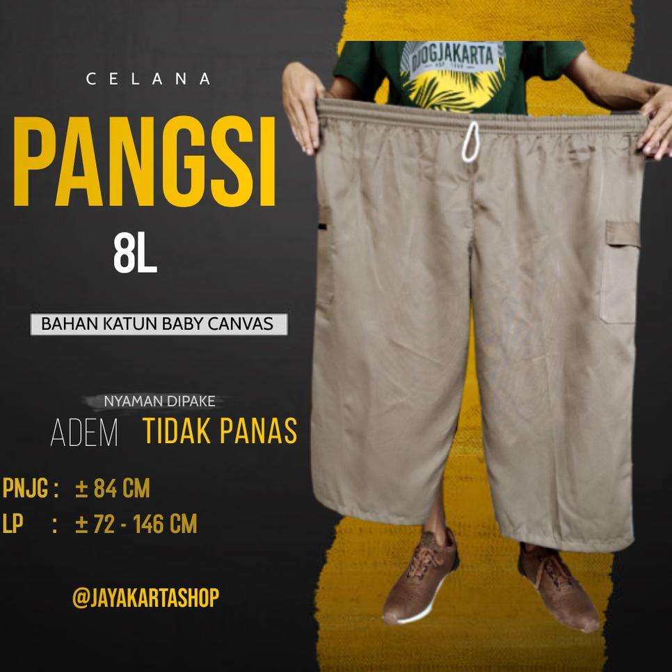 [GMD. 59555] Celana Pangsi Celana Sirwal Jumbo 8L Celana Cingkrang Pria Dewasa Bigsize Celana Muslim