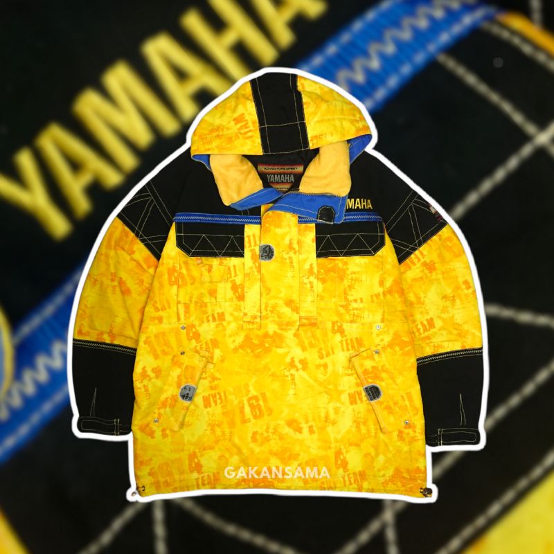 Jaket Vintage Yamaha Ski Sport Multicolor Authentic | Thrift | Second
