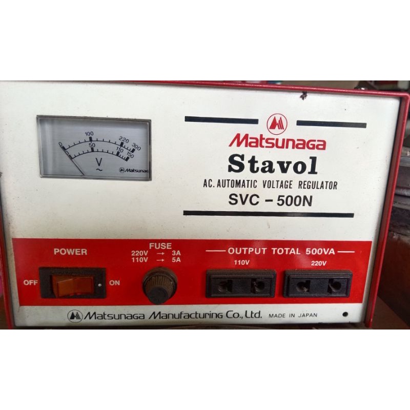 Stavolt Matsunaga SVC 500N Original Japan