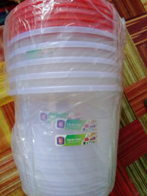 Toples Plastik Bulat 5l Twinpan (d21xt19cm)
