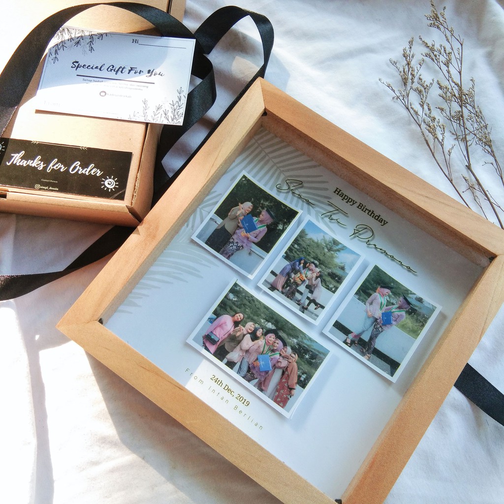 Pop up Frame 3D / Kado Annive / kado ulang tahun / Kado Nikahan / Kado Wisuda (ANTI PECAH)