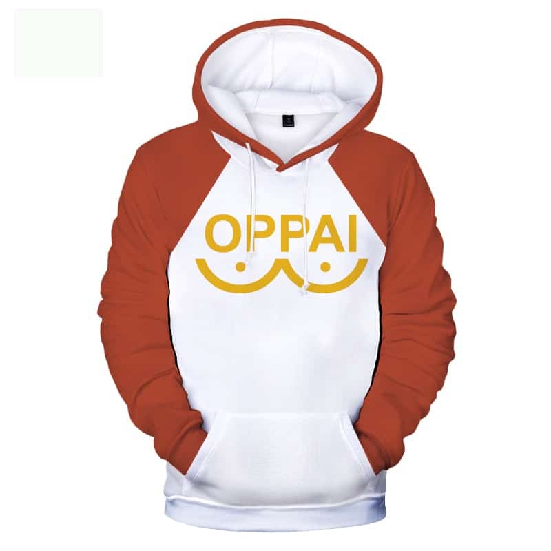 Sweater Anime ONE PUNCH MAN Jumper / Hoodie OPPAI Jumper Combi Pria Wanita Size S M L XL XXL XXXL