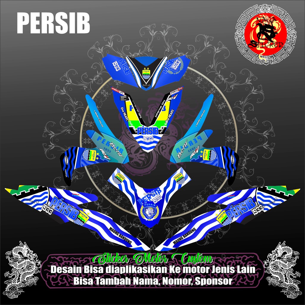DECAL STICKER HONDA BEAT FI 2016/19 PERSIB