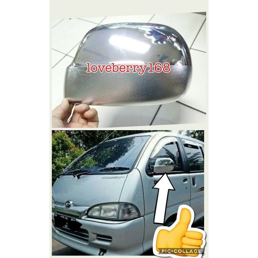 cover spion CHROME utk daihatsu neo zebra espass