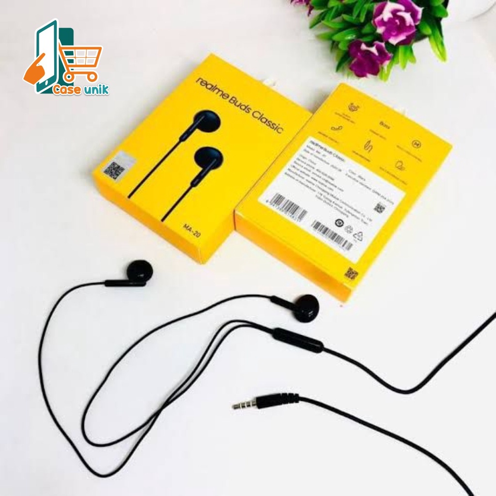 BM061 Headset Hf earphone realme BUDS Classic ORIGINAL SUPERBASS realme 5 C20 C21y c25 C2 C3 C11 CS3152