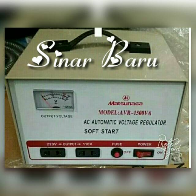 Stabilizer Matsunaga 1500 Watt / Stavol Matsunaga 1500 Watt