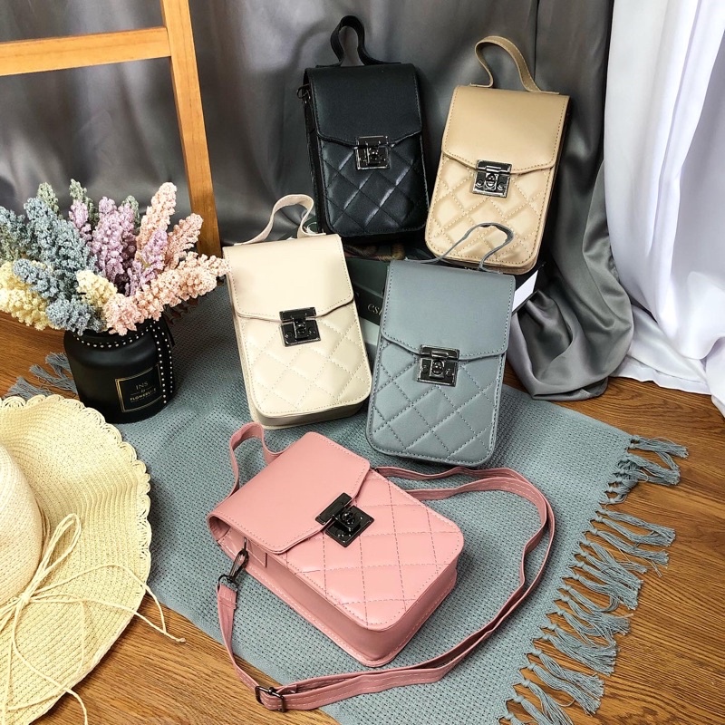 SLING BONIA Tas Wanita Tas Selempang Wanita Sling Bag Handbag Tas Tenteng Sling Phone