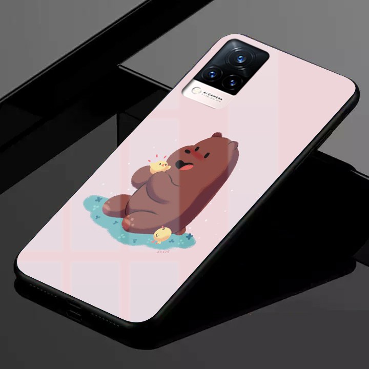 [K85] Softcase Kaca Vivo V21 5G - Case Vivo V21 5G - Casing Vivo V21 5G - Softcase Kaca