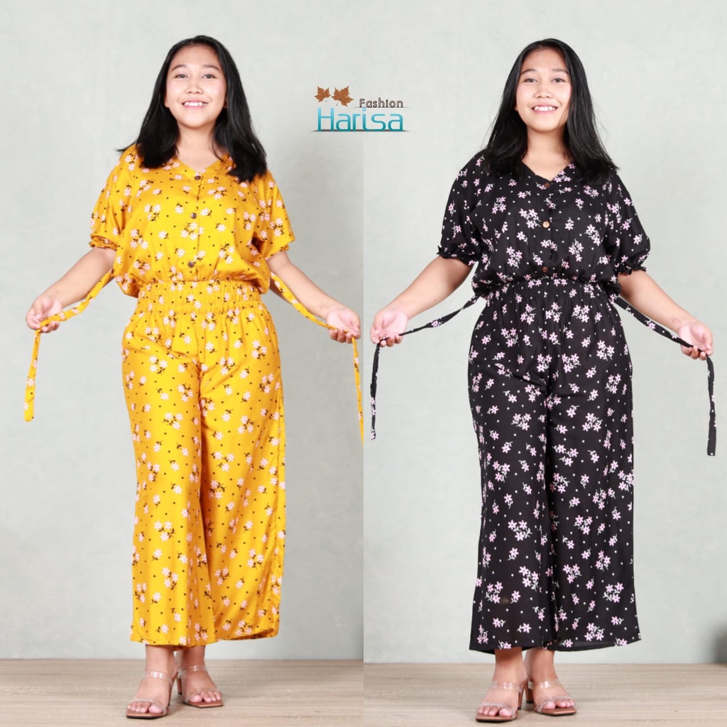 Jumpsuit Korea Yeluna Rayon Super