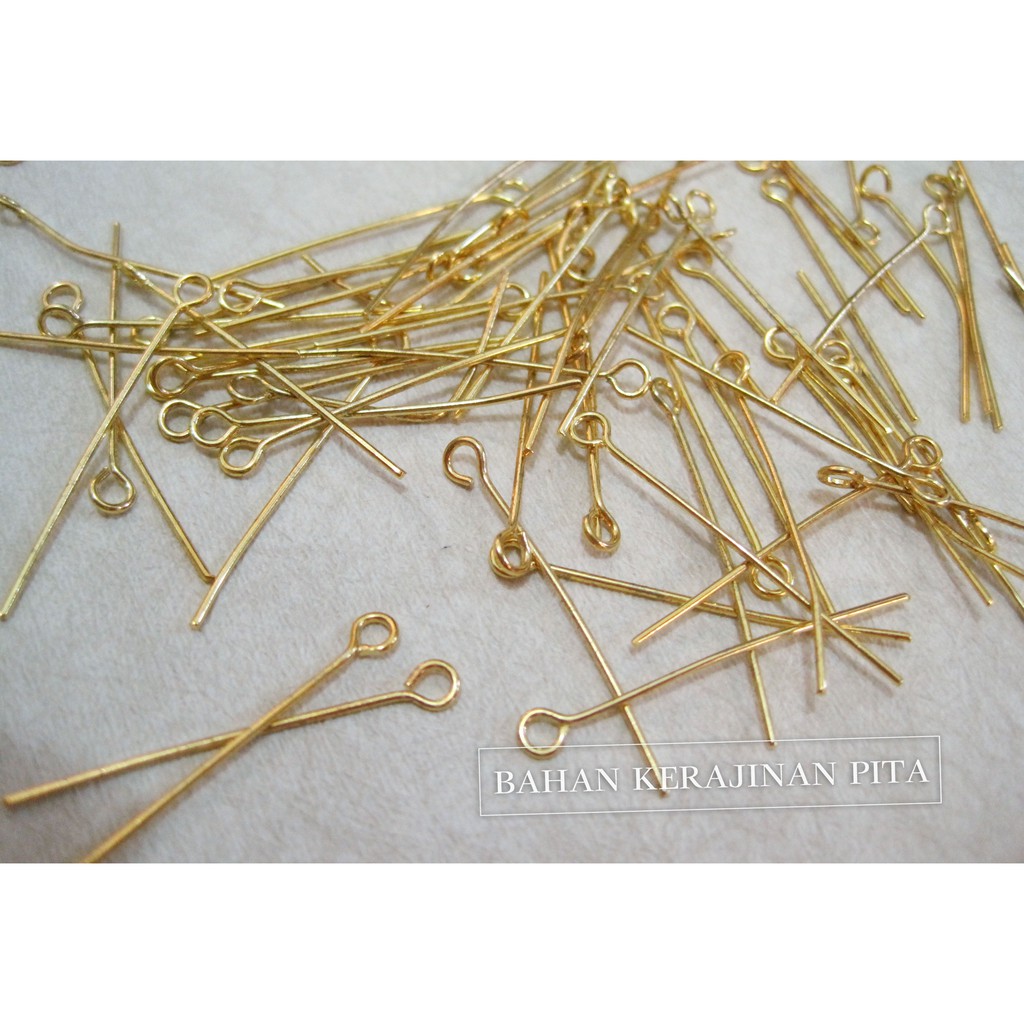 eyepin paku 9 paku9 GOLD / SILVER 5cm