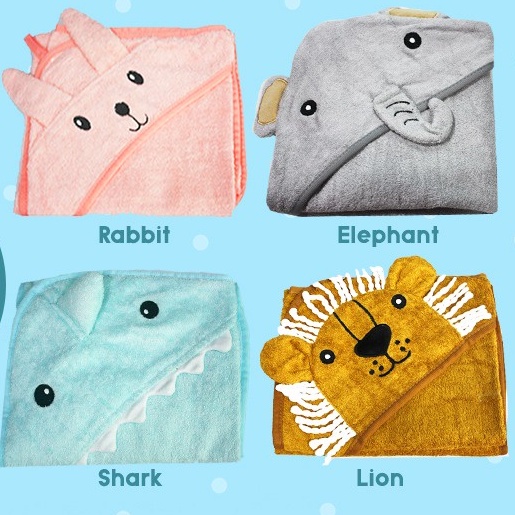 FRECKLES PREMIUM BAMBOO BABY HOODED TOWEL